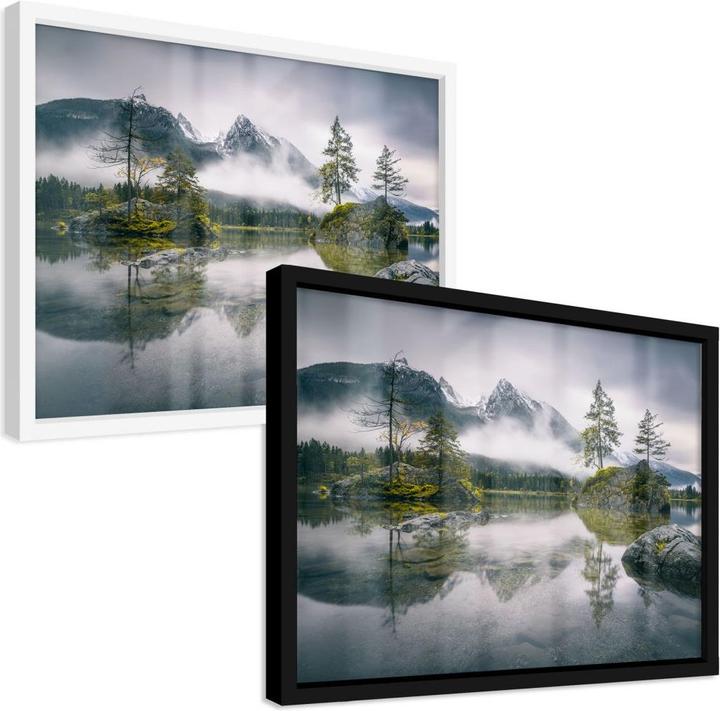 Image du produit Trenddeko Wiemer - brouillard sur Hintersee (80 x 60 cm)