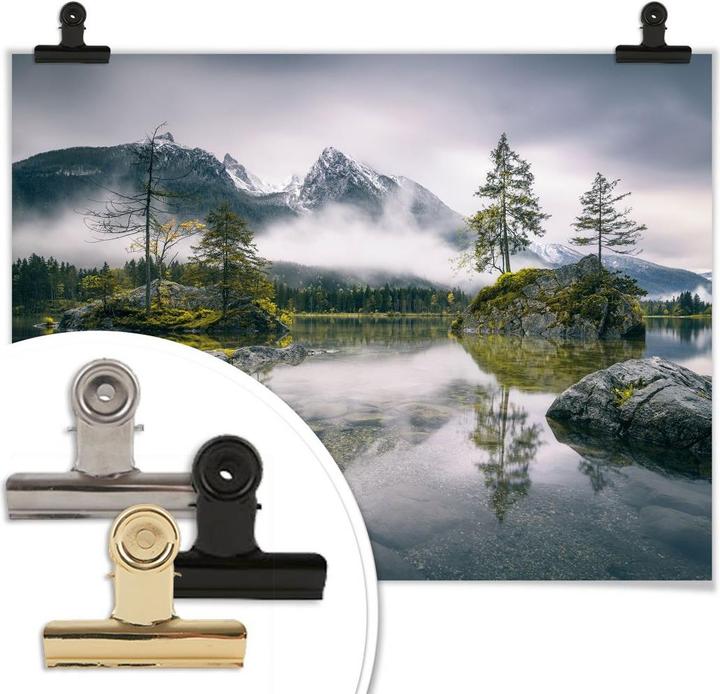 Image du produit Trenddeko Wiemer - brouillard sur Hintersee (80 x 60 cm)