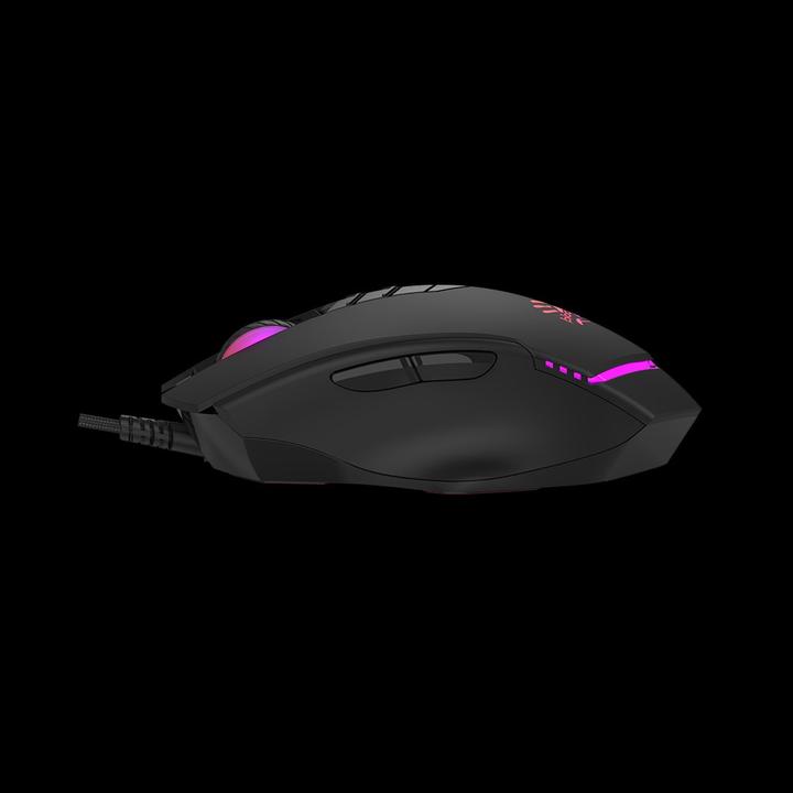 Actual product image A4Tech BLOODY V8M Max black / Gaming mouse / 12000DPI / RGB / USB-A / 8 buttons / 1.8m cable (Cable)