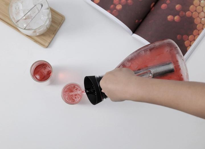 Actual product image Viva Iced tea carafe glass/sil./ES 2l (2 l)