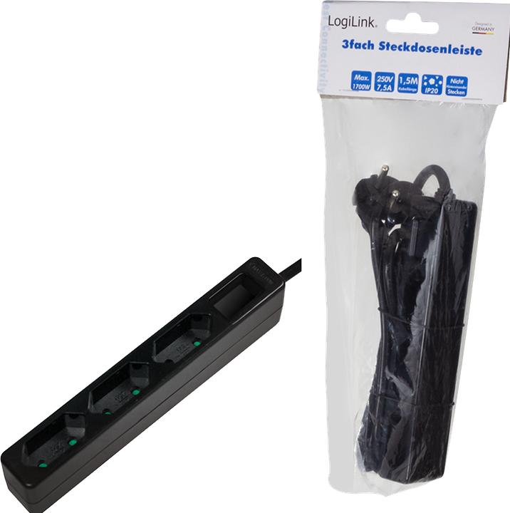 Produktbild LogiLink 3-fach (3x, 1.50 m)