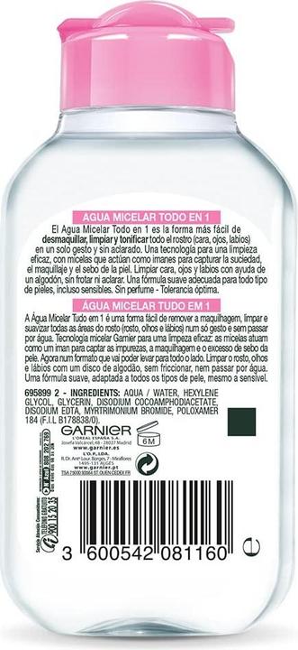 Produktbild Garnier Micellar Water All-in-1 100ml (Mitesserentferner, 100 ml)