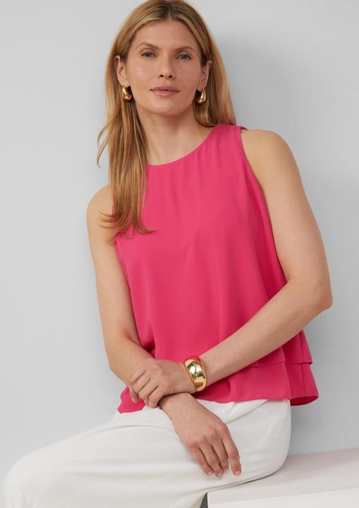 Produktbild S.Oliver Bluse Blusenshirt mit Layering (40)