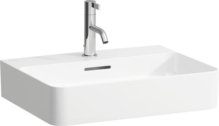 Laufen VAL washbasin, undermount, 1 tap hole, with overflow, 550x420mm, H810282 (587 mm, 200 mm)