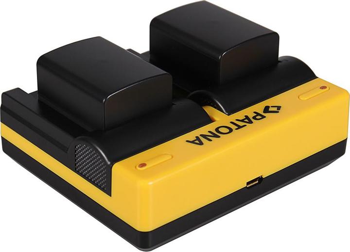 Productafbeelding Patona Dubbele lader voor Canon BP-808 FSxx FS10 FS-10 FS100 FS-100 FS11 FS-11 BP-808 HF incl. (Batterijlader voor camera)