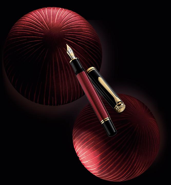 Actual product image Pelikan Sovereign (Gold, Black, Red, 1 x)