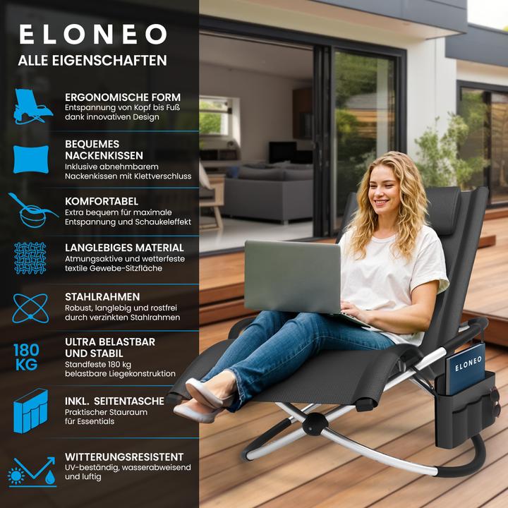 Produktbild Eloneo Relax-Schaukelliege (157 cm)