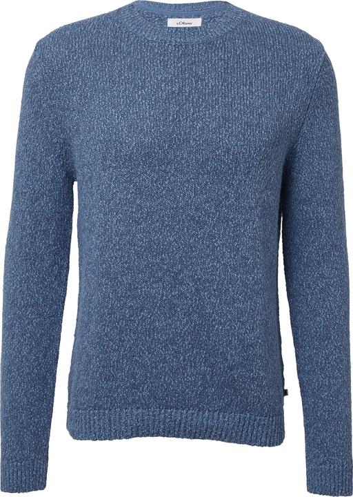 Produktbild s.Oliver Strickpullover Grobstrick-Pullover mit Crew Neck und Flammgarn (M)