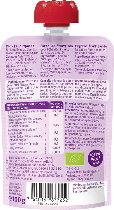 Image du produit Holle Pouchy (100 g)