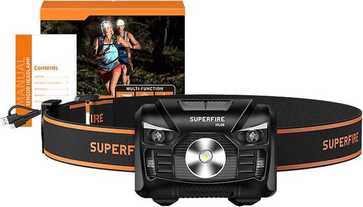 Actual product image Superfire Headlight Supfire HL06 (500 lm)
