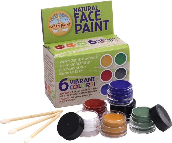 Produktbild Natural Earth Paint Natürliche Gesichtsfarbe Kit - 6 Farben