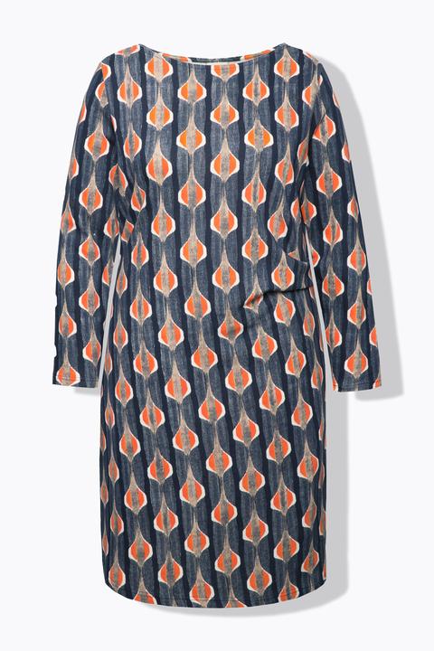 Produktbild Ulla Popken Sweatkleid, U-Boot-Ausschnitt, Langarm (60)