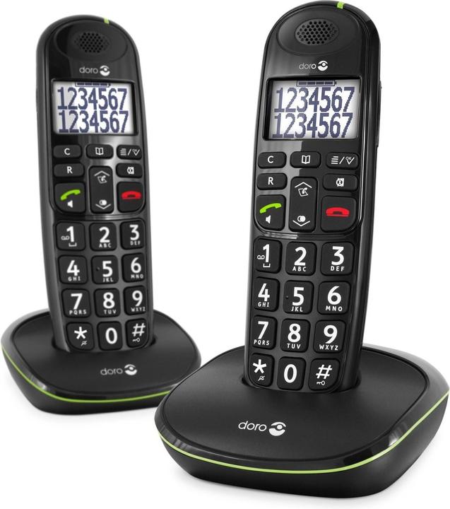 Actual product image Doro PHONE EASY 110 DUO ZWART 211-30067