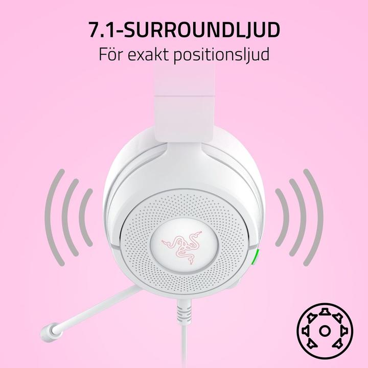 Image du produit Razer Kraken Kitty V3 X - White (Filaire)