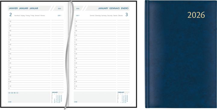 Image du produit Aurora Daily 6S 2021 3215B bleu, 1T/S 140x210x4mm (Spécial)