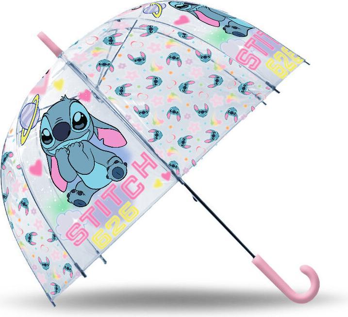 Kids Licensing KIDS STITCH transparent umbrella 46 cm
