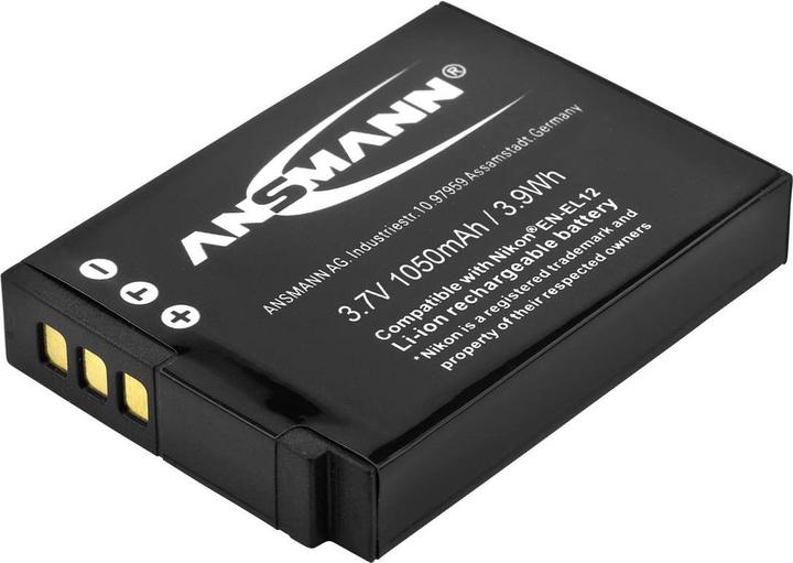 Actual product image Ansmann Nikon EN-EL12 battery (Camera battery)