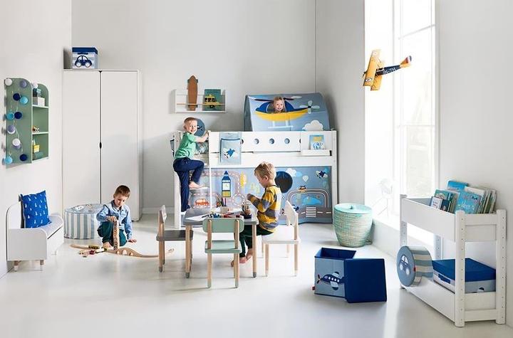 Produktbild Flexa Schrägleiter und Pfosten für mittelhohes Bett