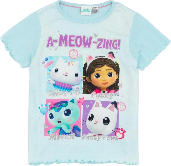 Produktbild Gabby's Dollhouse A Meow Zing Schlafanzug mit Shorts Mädchen (104)