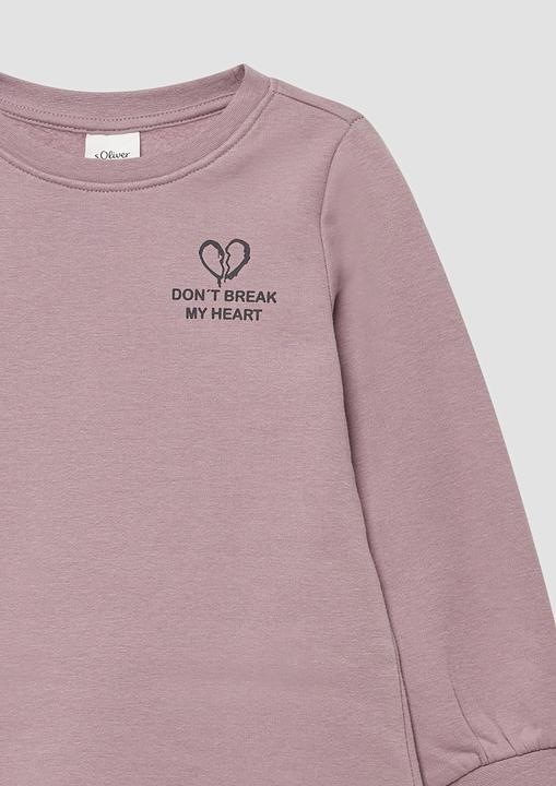 Produktbild s.Oliver Sweatshirt Kuscheliges Sweatshirt mit Rückenprint (98)