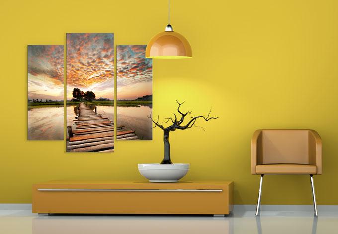 Immagine prodotto Trenddeko Verso l'altro lato (3 parti) (40 x 100 cm)