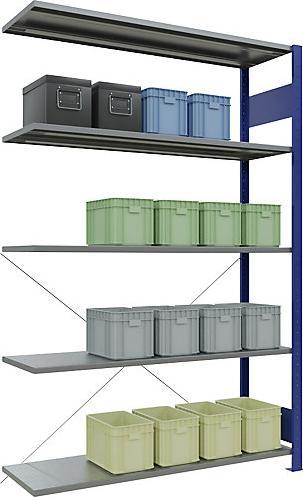 Actual product image eurokraft pro Boltless shelving, single row