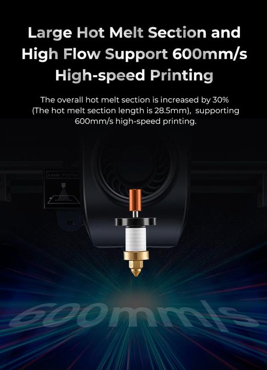 Image du produit Creality K1 Max céramique hotend set de chauffage pour imprimante 3D (Pièce de rechange)