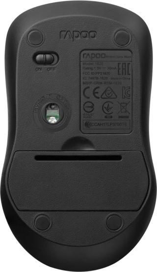 Produktbild Rapoo 1680 WL MOUSE BLACK (Kabellos)