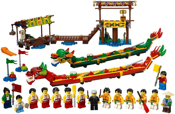 Actual product image LEGO Dragon boat race (80103)