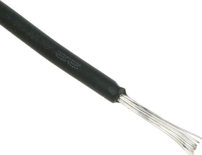 Actual product image RS PRO UL3239 Hook-up wire 22AWG Black 100m (100 m)