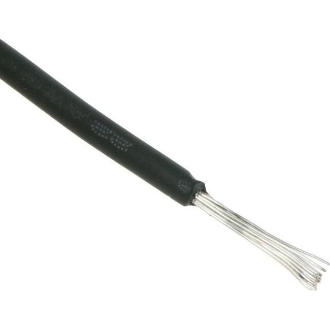 RS PRO, Tubo + Canalina per cavi, UL3239 Hook-up wire 22AWG Black 100m (100 m)