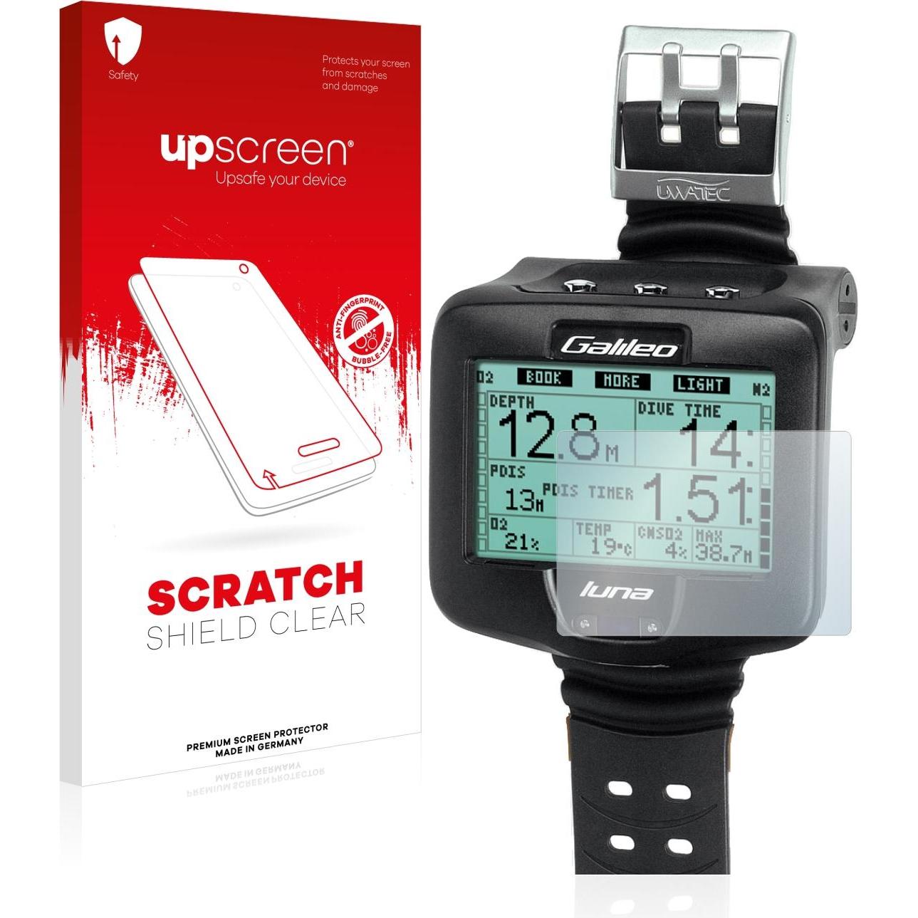 upscreen Scratch Shield Displayschutz, Smartwatch Schutzfolie, Transparent