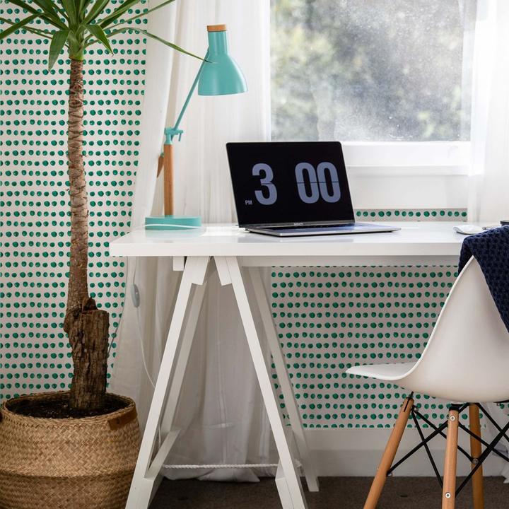 Image du produit Trenddeko Aquarelle points 01 - turquoise (528 x 48 cm)