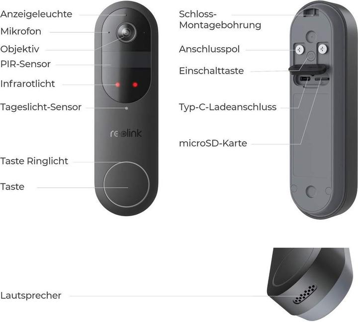 Image du produit Reolink Ensemble de sonnettes de porte (WiFi)