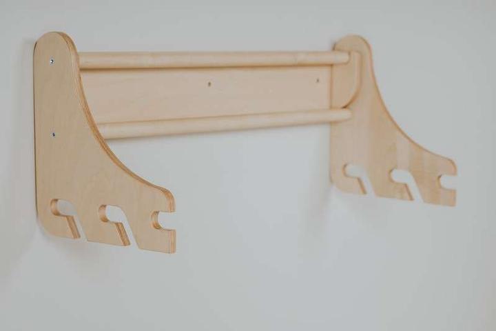 Immagine prodotto Leg&go Set di arrampicata svedese a parete e a triangolo 2in1 in legno naturale