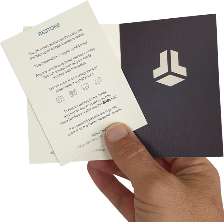 Produktbild BitBox Backup Cards