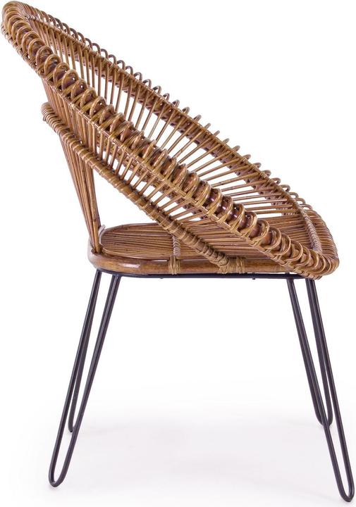 Image du produit Bizzotto Jardin Fauteuil en osier Esteban marron
