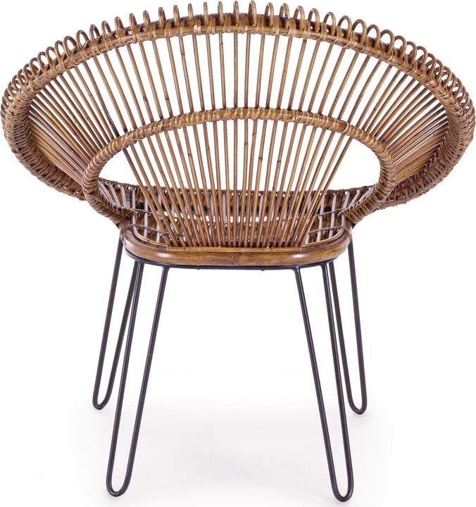 Image du produit Bizzotto Jardin Fauteuil en osier Esteban marron