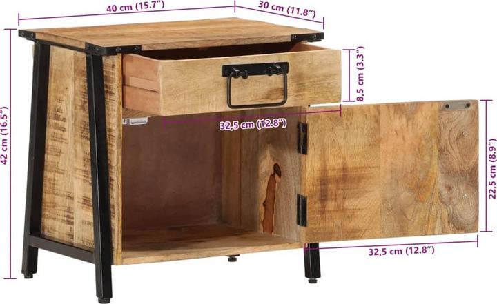 Produktbild vidaXL Syd (40 x 30 x 42 cm)