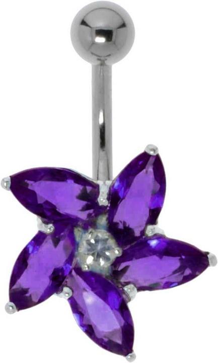 Produktbild Bijouteria Bauchpiercing (Edelstahl, Silber 925, Zirkonia)