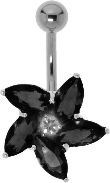 Image du produit Bijouteria Piercing nombril (Acier inoxydable, Argent 925, Zircone)