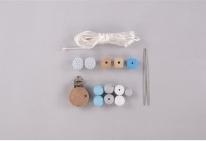 Image du produit Rayher Kit d'artisanat: chaîne de tétine, bleu clair