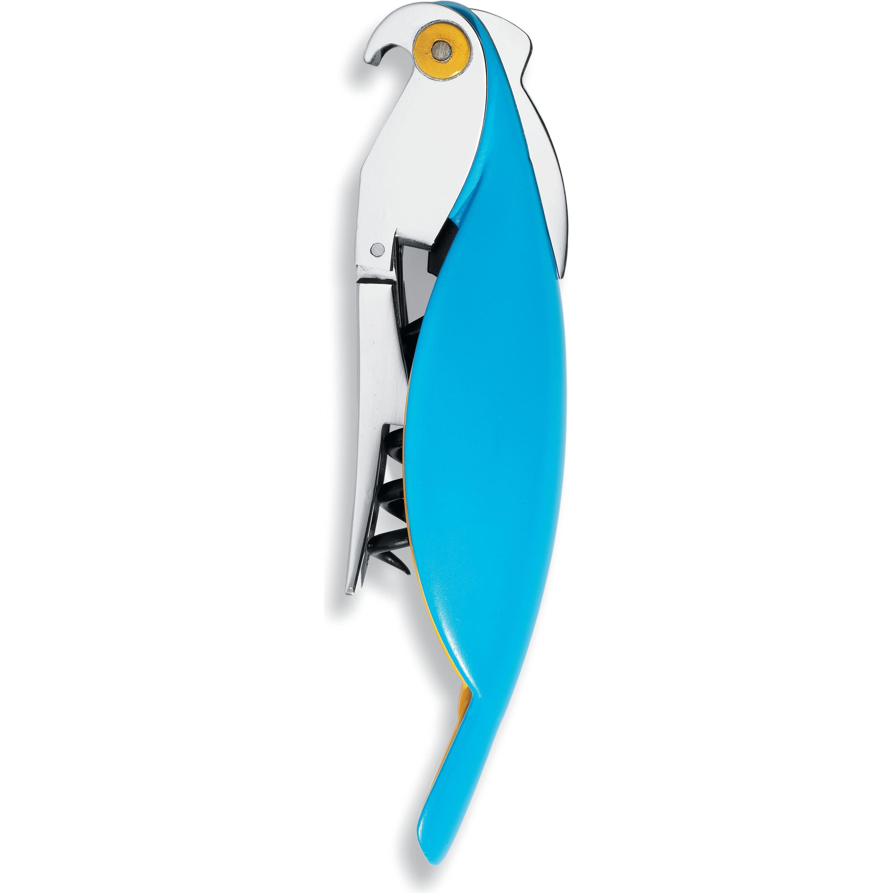 Alessi Parrot, Flaschenöffner, Blau