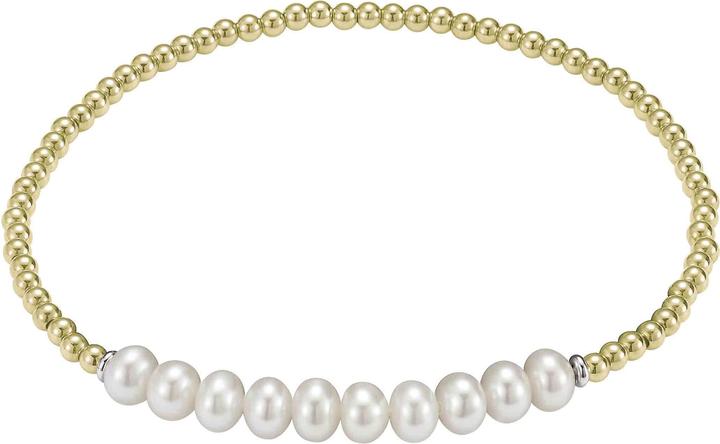 Adriana la mia Perla Armband (19 cm, Silber)