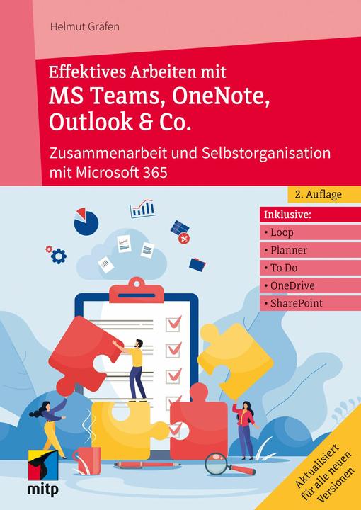 Produktbild Effektives Arbeiten mit MS Teams, OneNote, Outlook & Co (Deutsch, Helmut Gräfen, 2025)