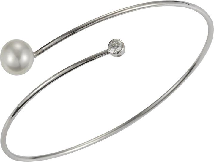 Produktbild Adriana la mia Perla Armreif mit Süsswasser Perlen (21 cm, Silber, Perle)