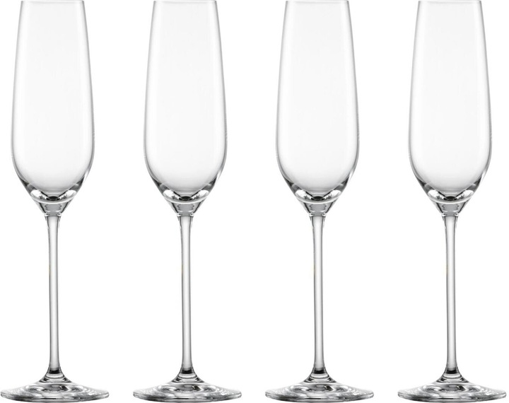 Schott Zwiesel Fortissimo champagne glass (24 cl, 4 Glasses, Champagne glasses)