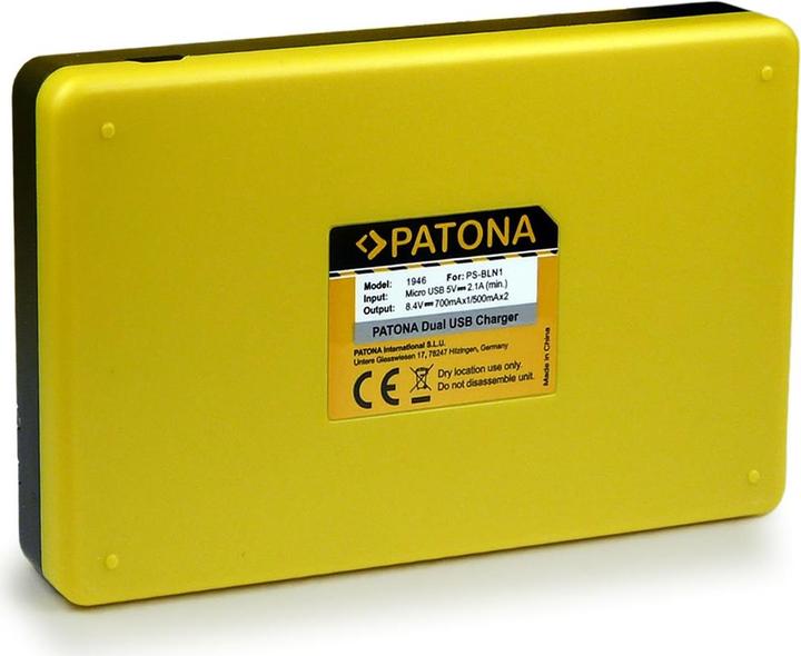 Actual product image Patona Dual charger Olympus BLN1 (Camera battery charger)