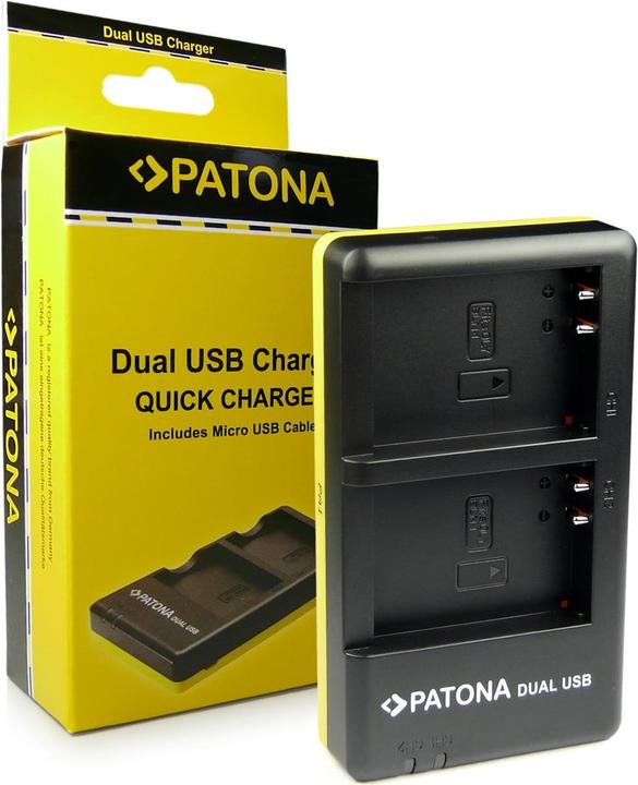 Actual product image Patona Dual charger Olympus BLN1 (Camera battery charger)