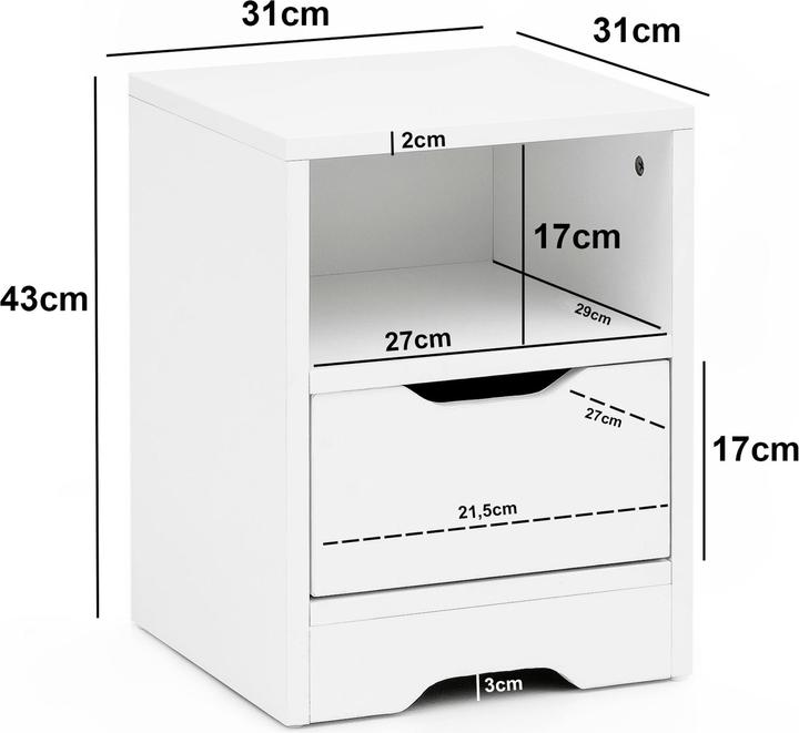 Actual product image FineBuy Nicholas (31 x 31 x 43 cm)